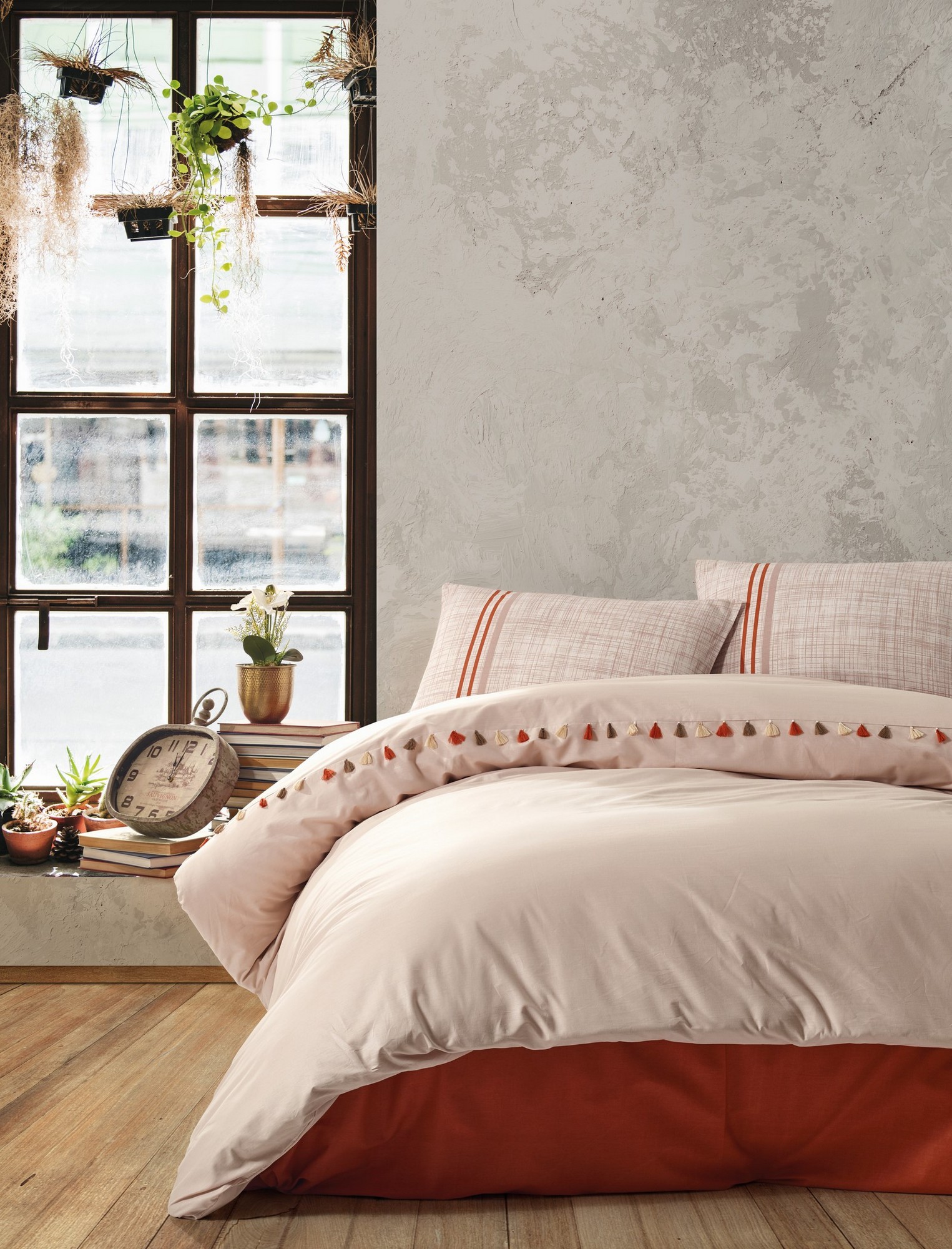 L'essentiel Maison set posteljine Merri, 160x220cm, roze