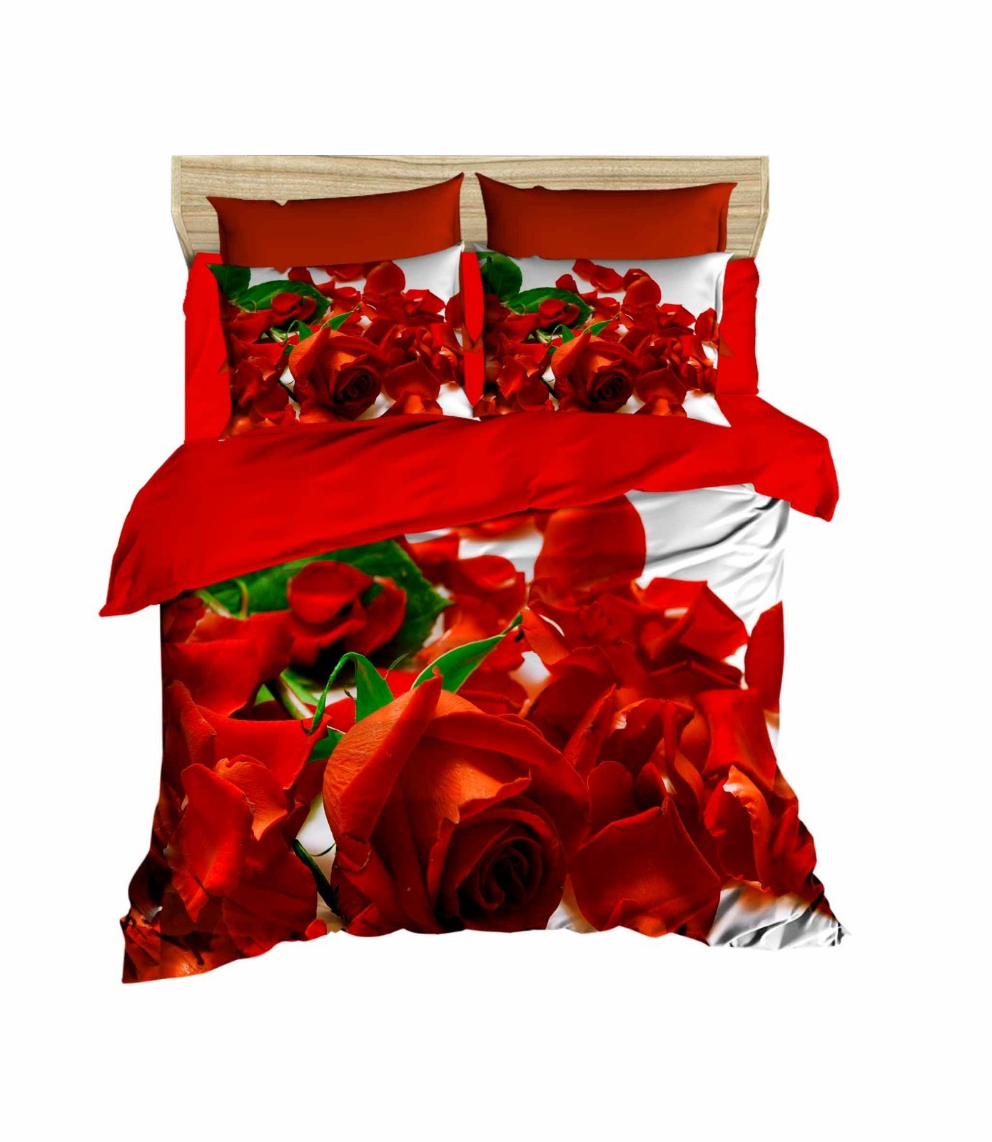 L'essentiel Maison set posteljine 176, 160x220cm, crvena