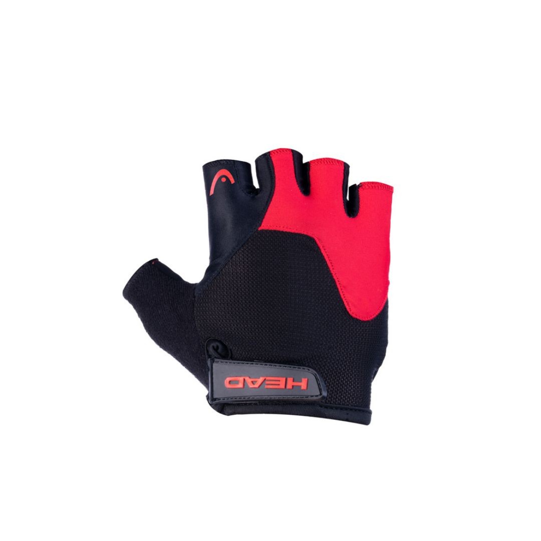 Head Muške biciklističke rukavice 3855, Crno-crvene
