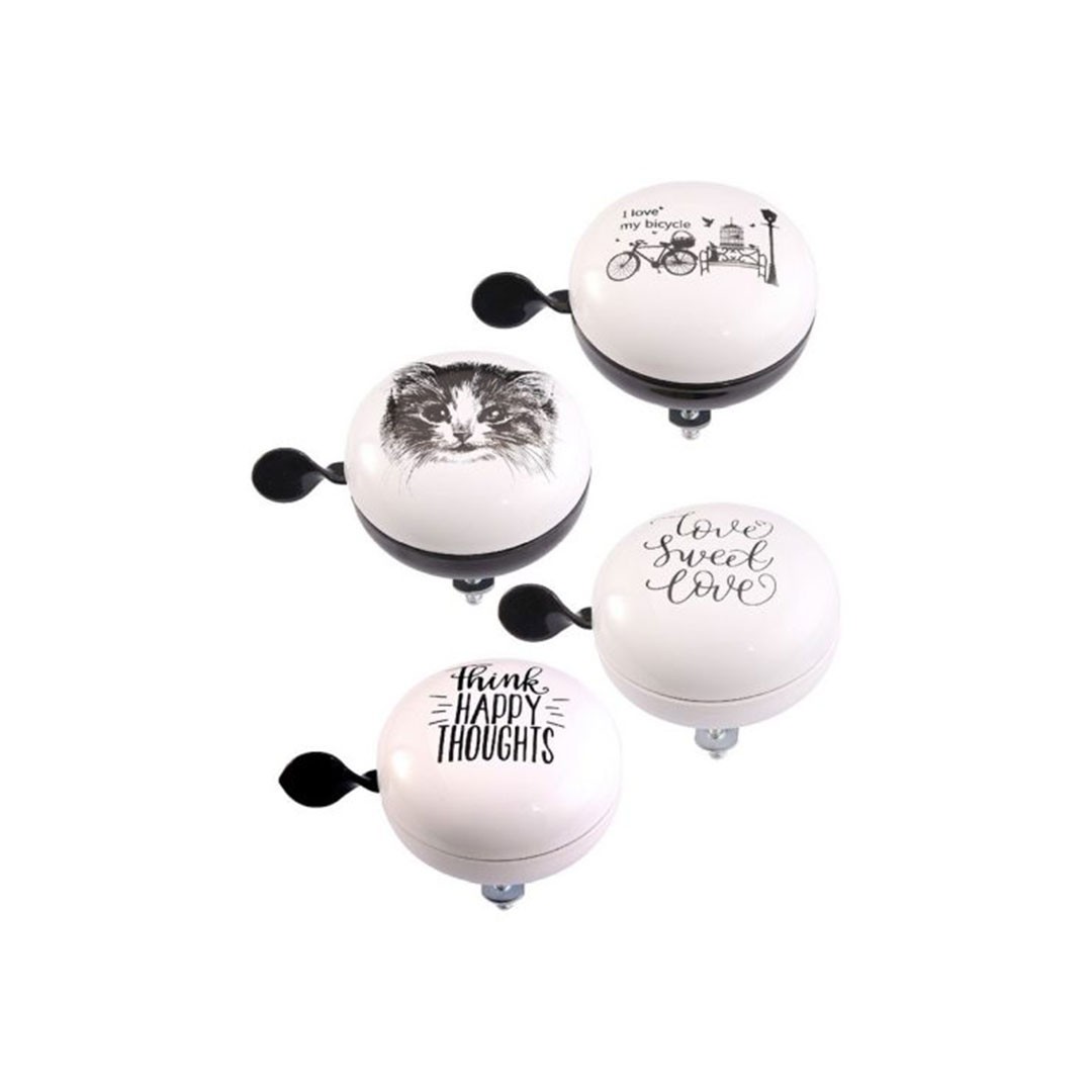 Zvono za biciklo Annuo ding dong 57RZ, Bijelo