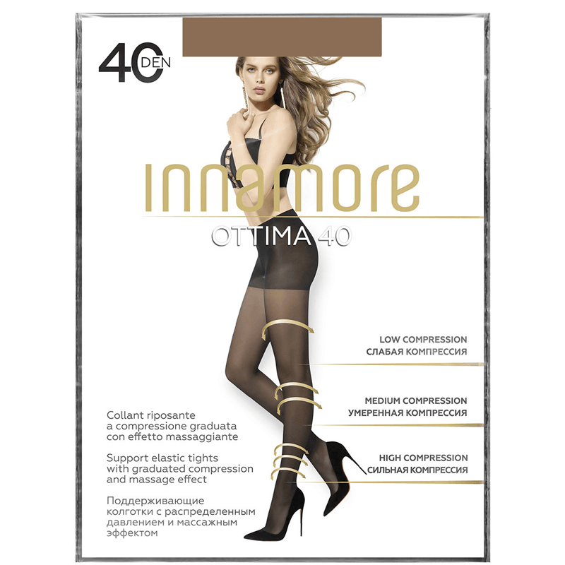 Innamore Ženske hulahopke Ottima 40, Crne