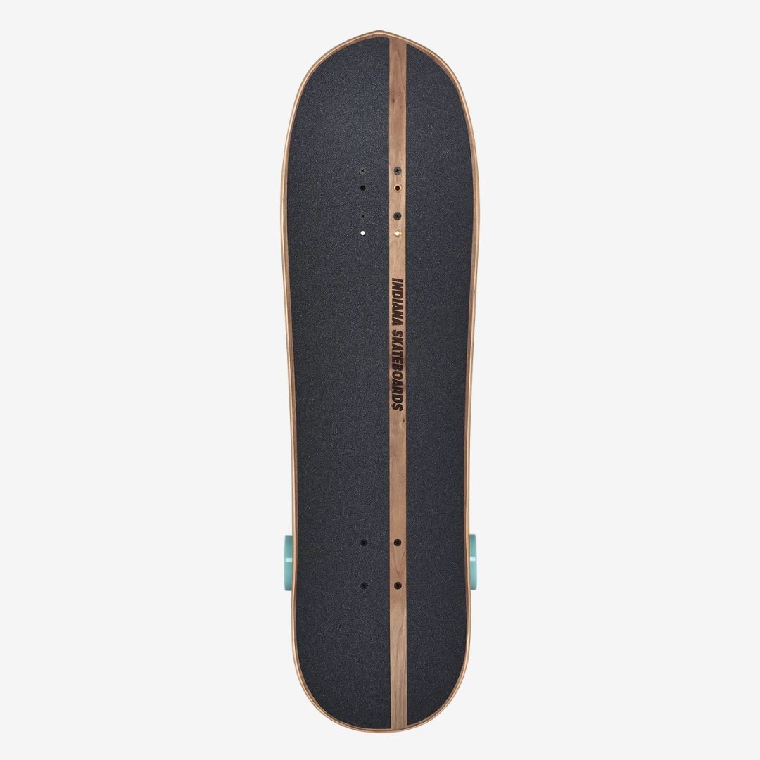 Micro Indiana Skateboard Surfskate Premium Walnut, Crno-smeđi