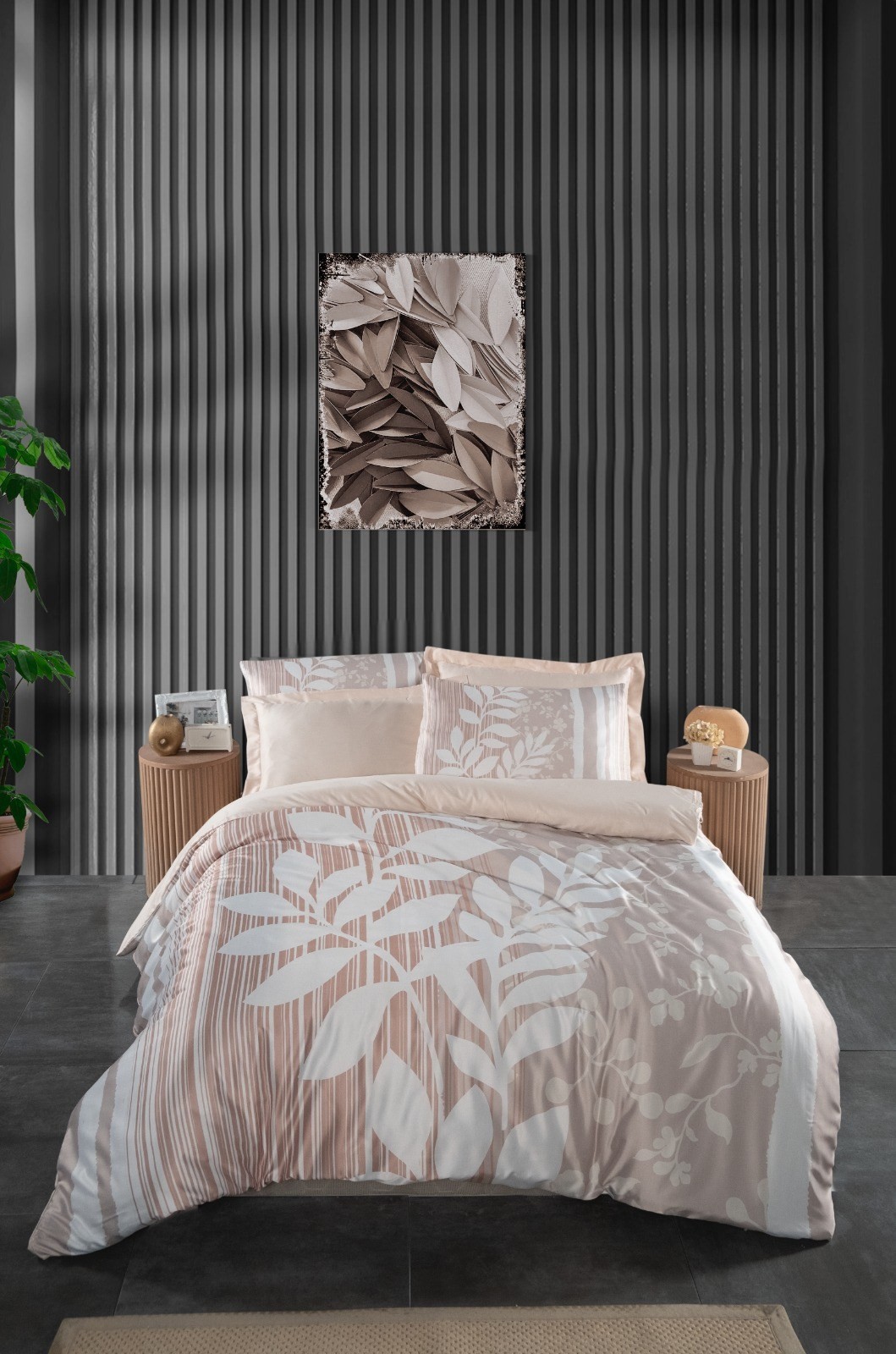 L'essentiel Maison set posteljine 480, 160x220cm, krem