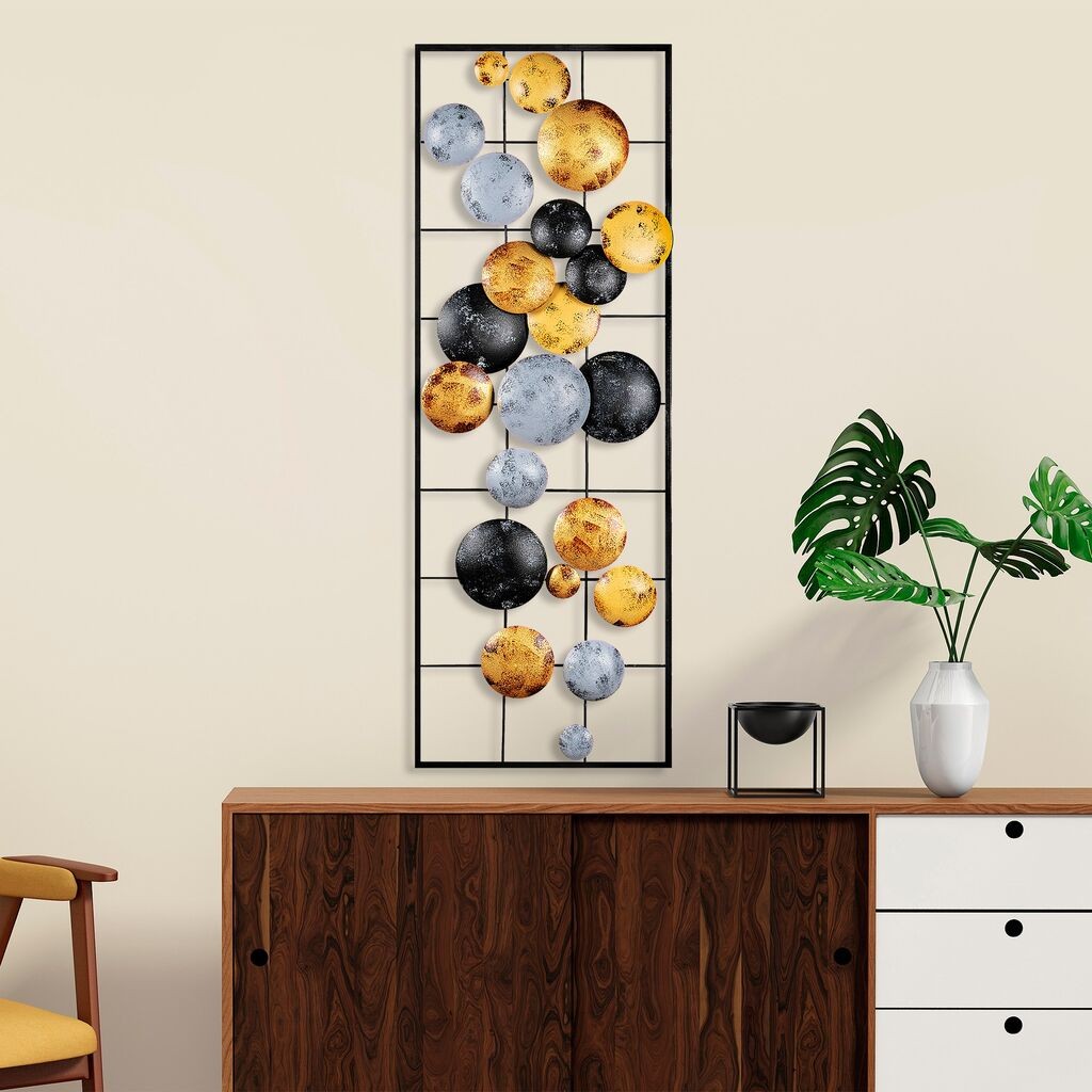 Wallity Zidna dekoracija Camber - 7, 32 x 90 x 4 cm, Šarena