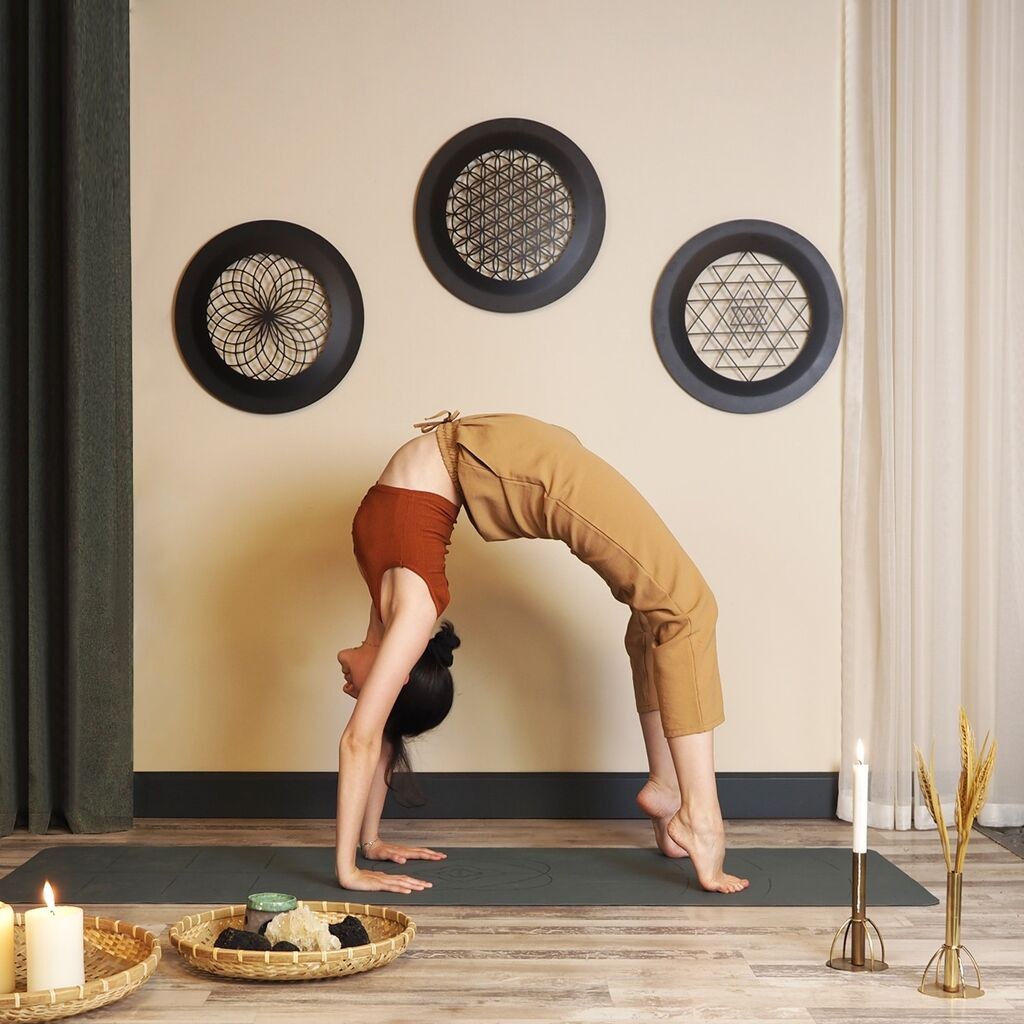 Wallity Zidna dekoracija APT757MS, 46 x 46 cm, Crna