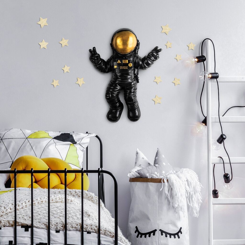 Wallity Zidna dekoracija Kozmonaut 2, 35 x 47 x 10 cm, Šarena