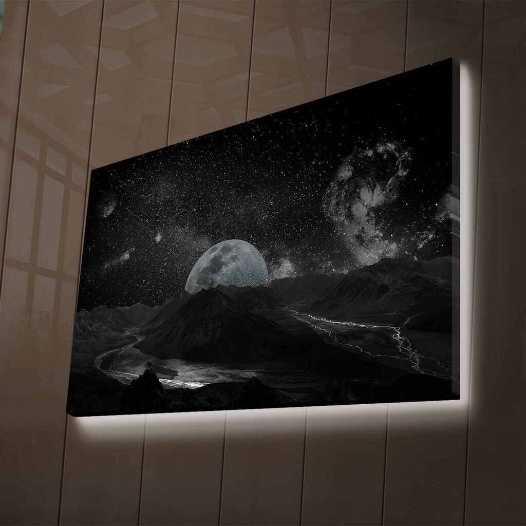 Wallity LED zidna dekoracija NASA-026, 70 x 100 cm, šarena