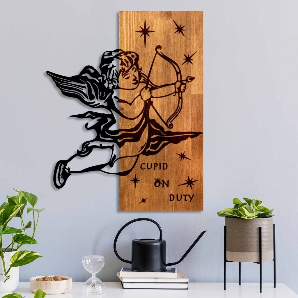 Wallity Zidna dekoracija Eros 02, 47 x 58 x 3 cm, Smeđa