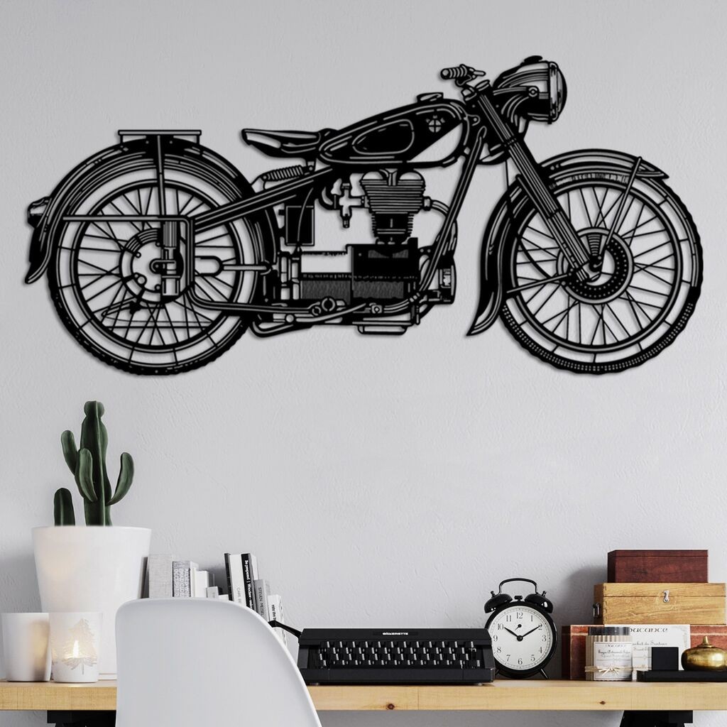 Wallity Zidna dekoracija Leeway-1, 100 x 48 cm, Crna