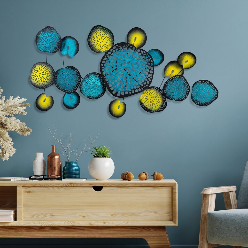 Wallity Zidna dekoracija Nenuharps 1, 125 x 62 x 4 cm, Šarena