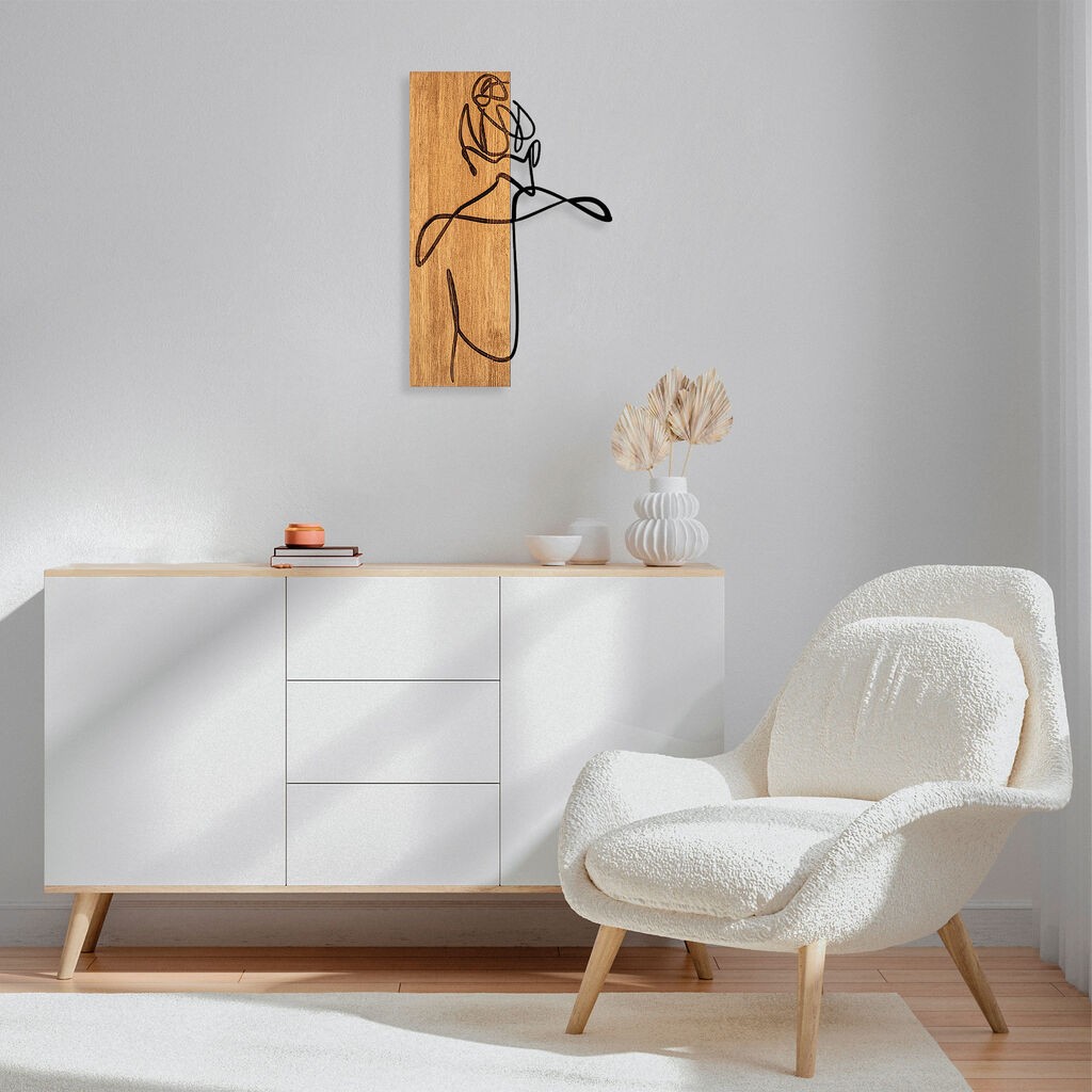 Wallity Zidna dekoracija MA-295, 36 x 58 cm, Smeđa