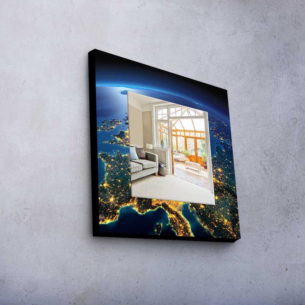 Zidno ogledalo MA-094, 50x50cm