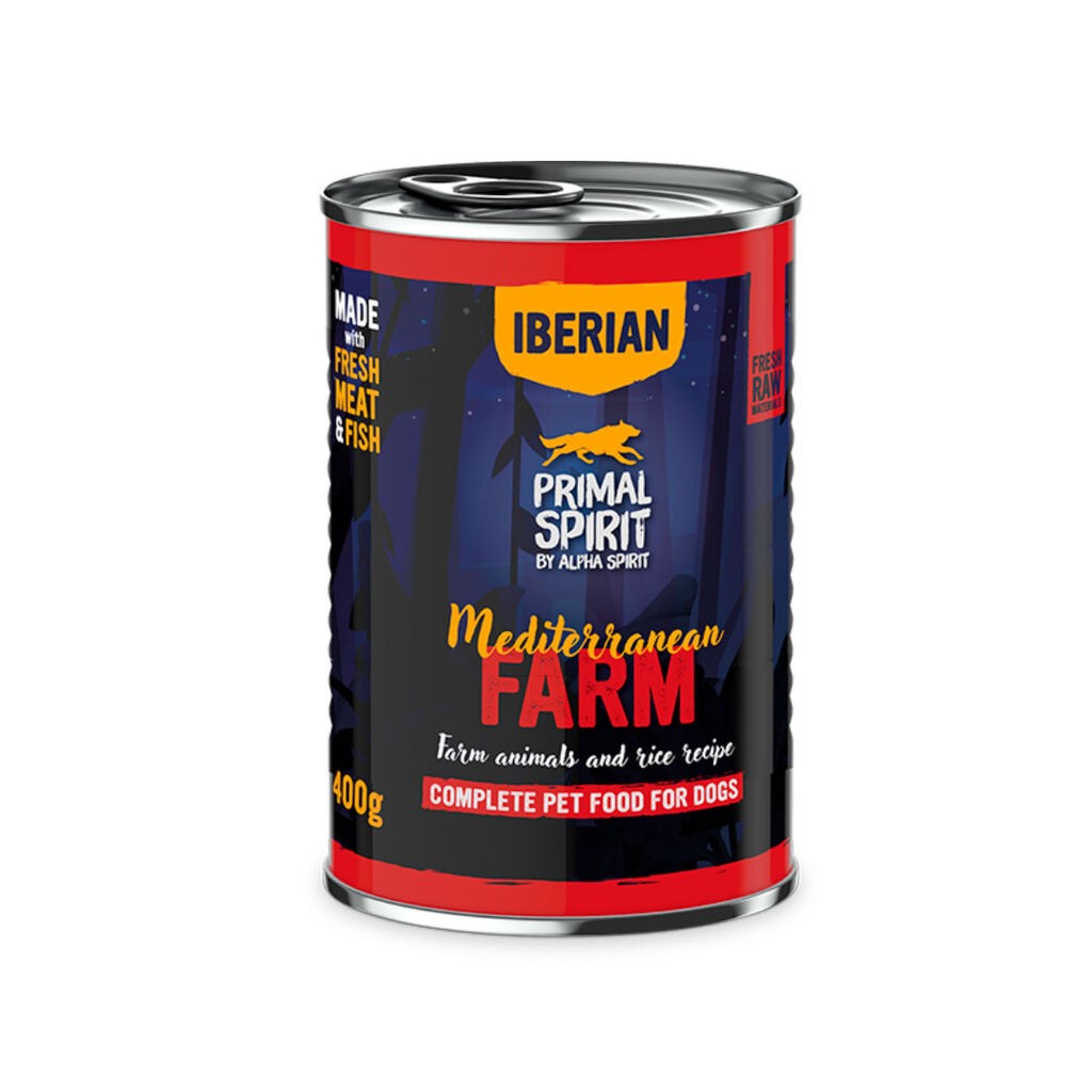 Primal Spirit Kompletna hrana za pse u umaku Mediterranen Farm, 400 gr