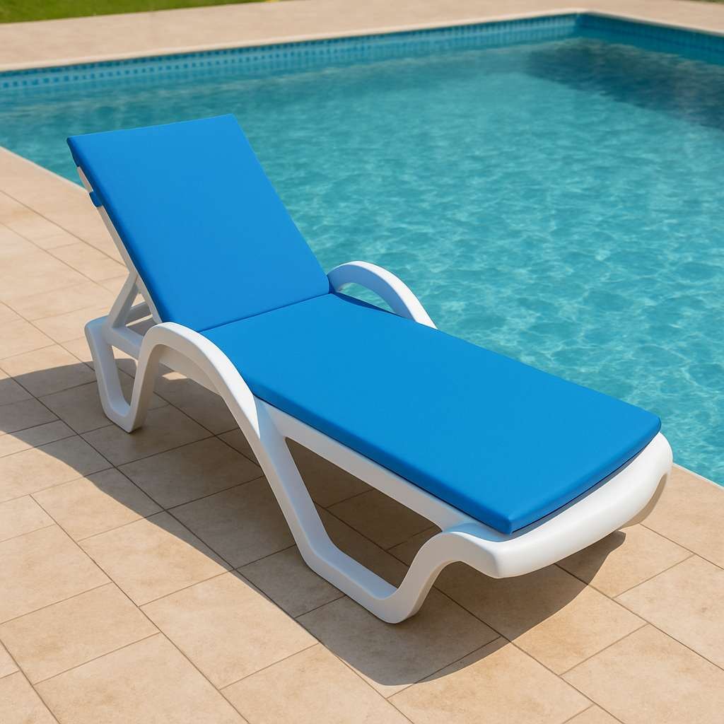 Jastuk za sofu Atelier del za ležaljku Sunny, 100x60x80 cm, tirkizna