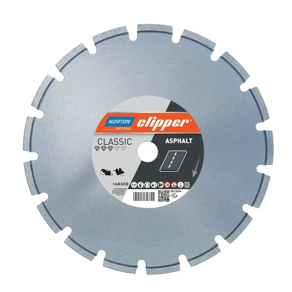Norton Dijamantska rezna ploča za asfalt Clipper Classic, 450x25.4mm