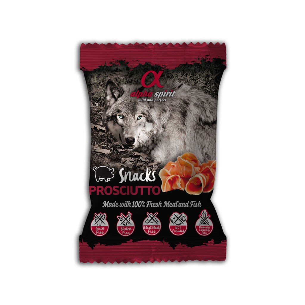Alpha Spirit Poslastice za pse Snacks, Pršuta, 50 gr