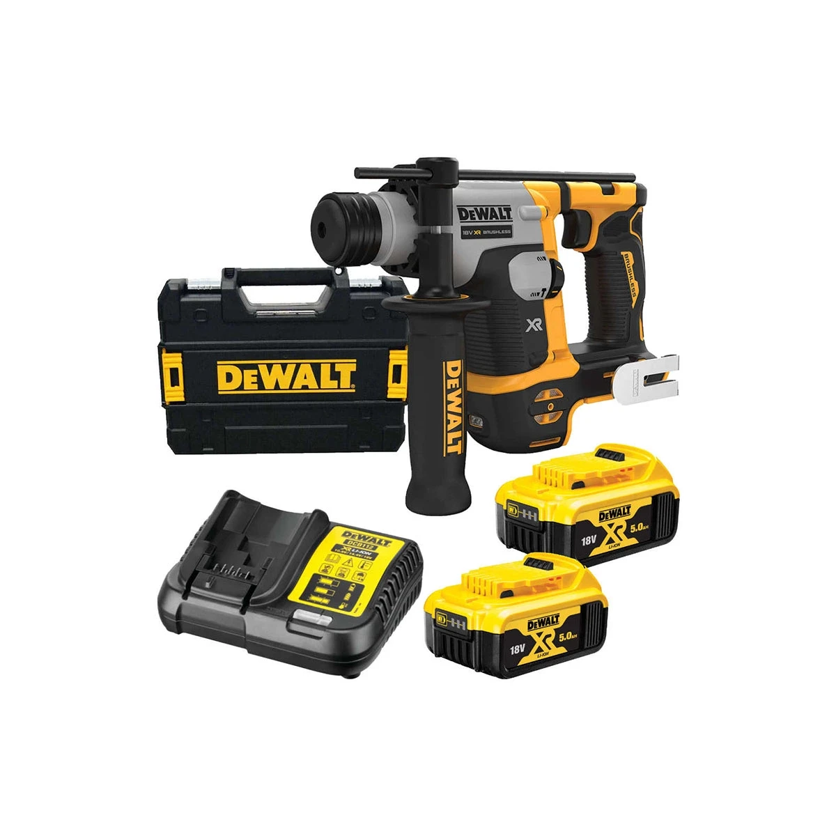 DeWALT Aku udarna čekić bušilica DCH172P2 SDSPLUS 2 x 5 Ah 18 V