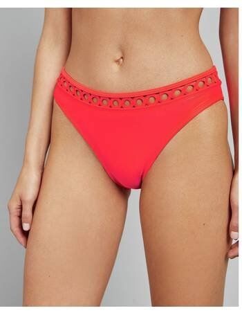 Asos Ženski donji dio kupaćeg kostima, Crveni