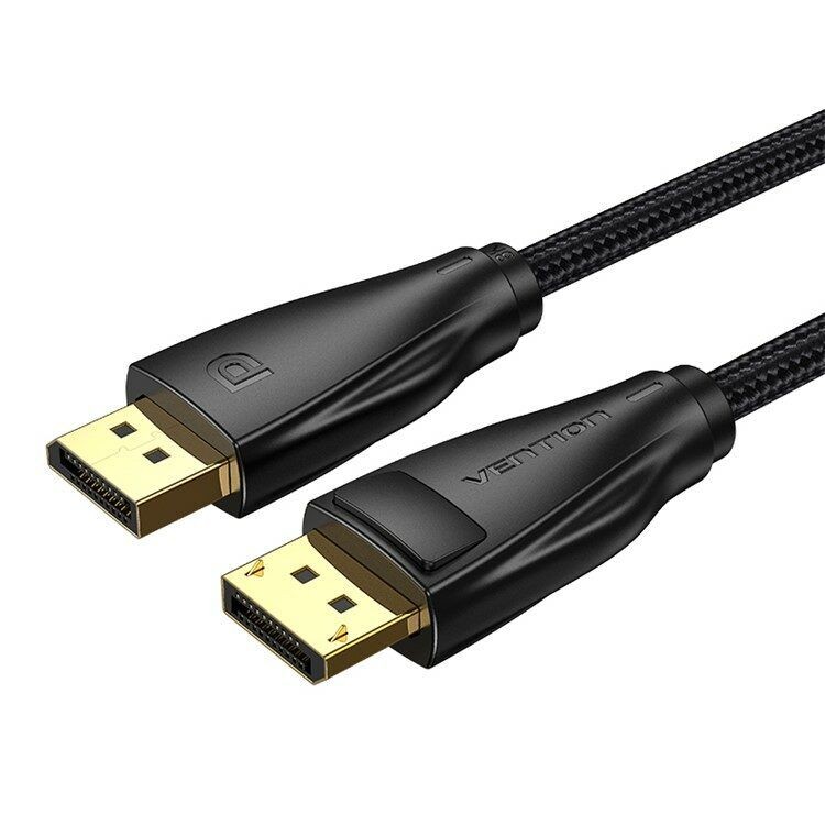 Vention Kabl HCCBF DisplayPort Male to DisplayPort Male Cable, 1m DP Cord, 8K / 60Hz, 4K / 144Hz