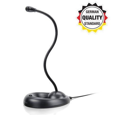 Speedlink Mikrofon Lucent Fleksibilni Desktop, Crni, SL-8708-BK