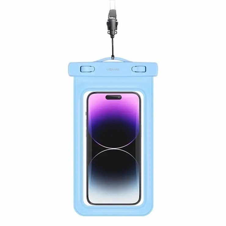 USAMS YD011 7'' vodootporna futrola za mobitel plava