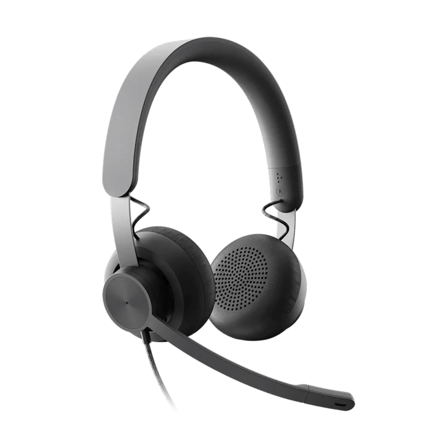 Logitech slušalice sa mikrofonom, UC Zone USB, Crne, USB-C, USB-A adapter included, Noise-canceling