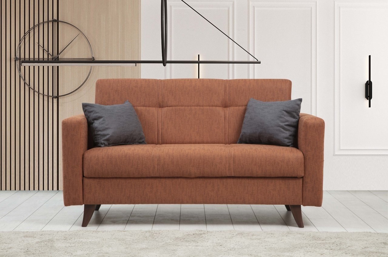 Atelier del Sofa Dvosjed na razvlačenje Polya 151x86x75cm Bronza
