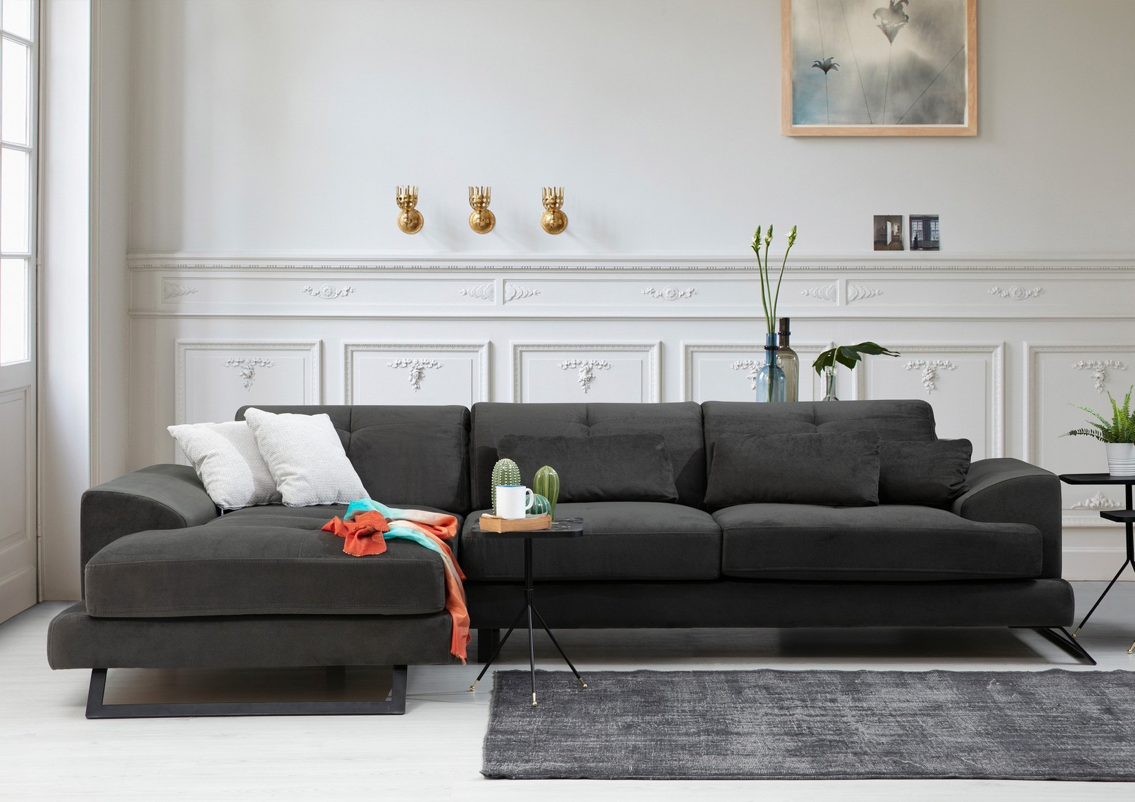 Atelier del Sofa Kutna garnitura Frido Antracit