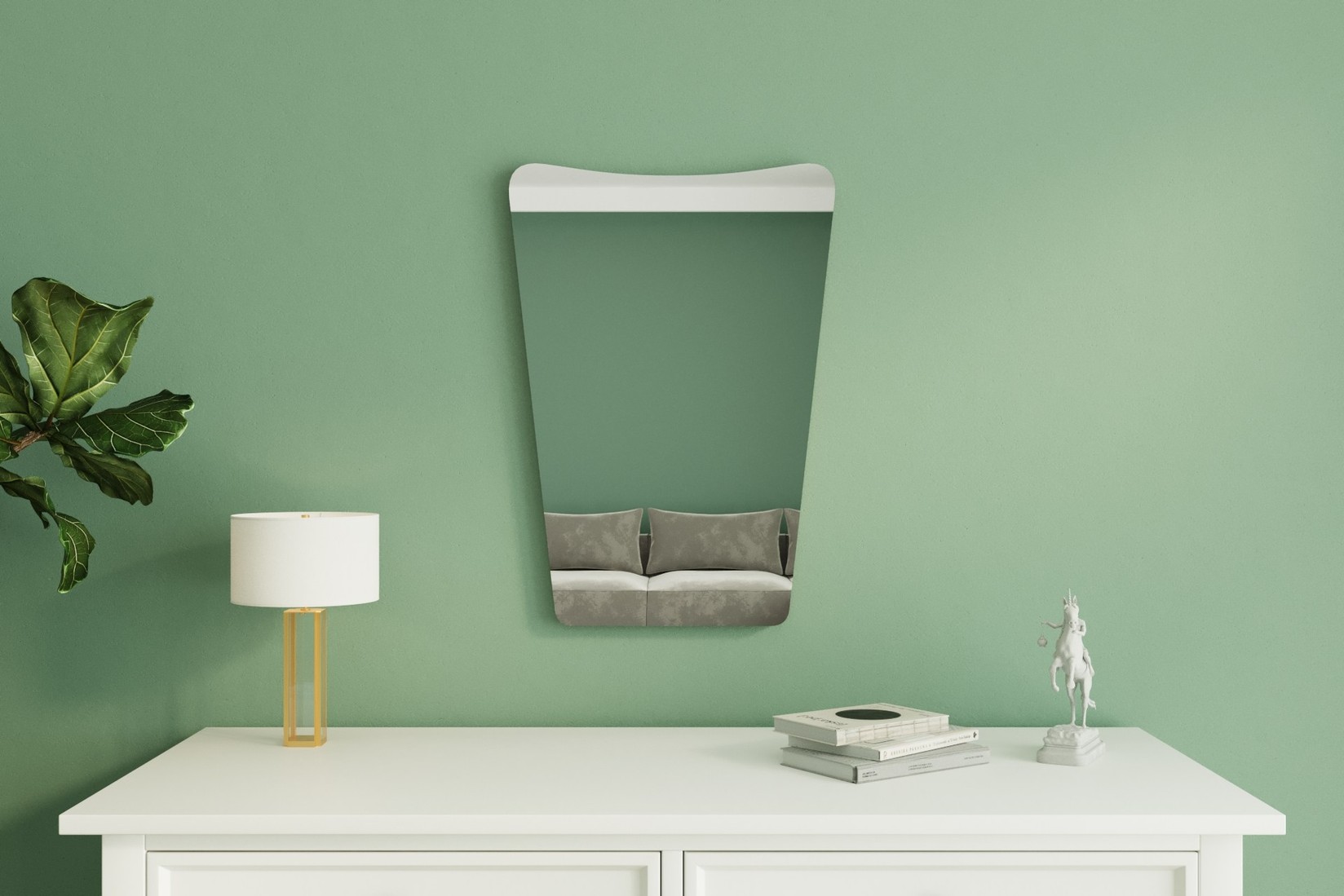 Hanah Home Mirror Sand