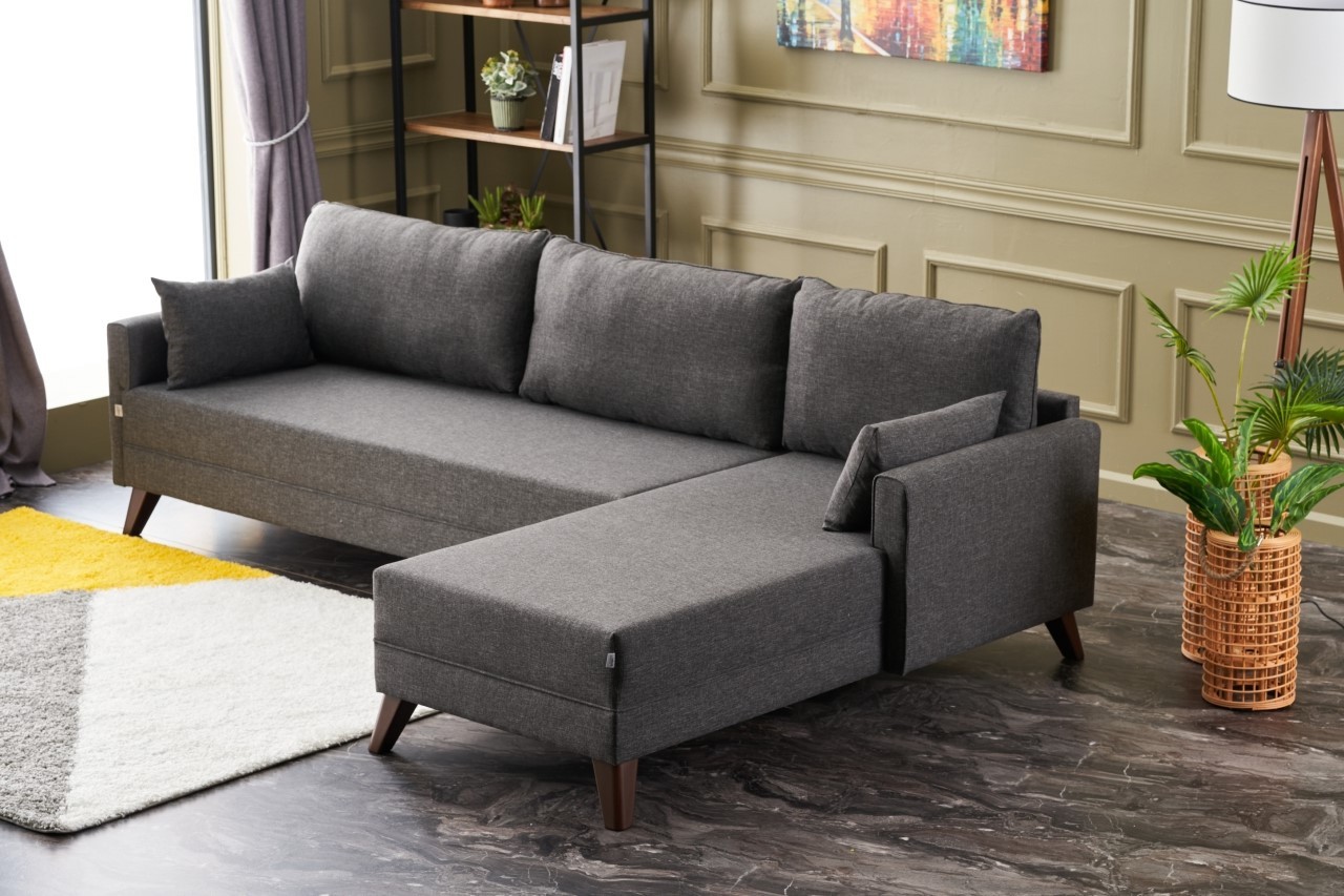 Atelier del Sofa Kutna sofa 275x85x81cm Antracit