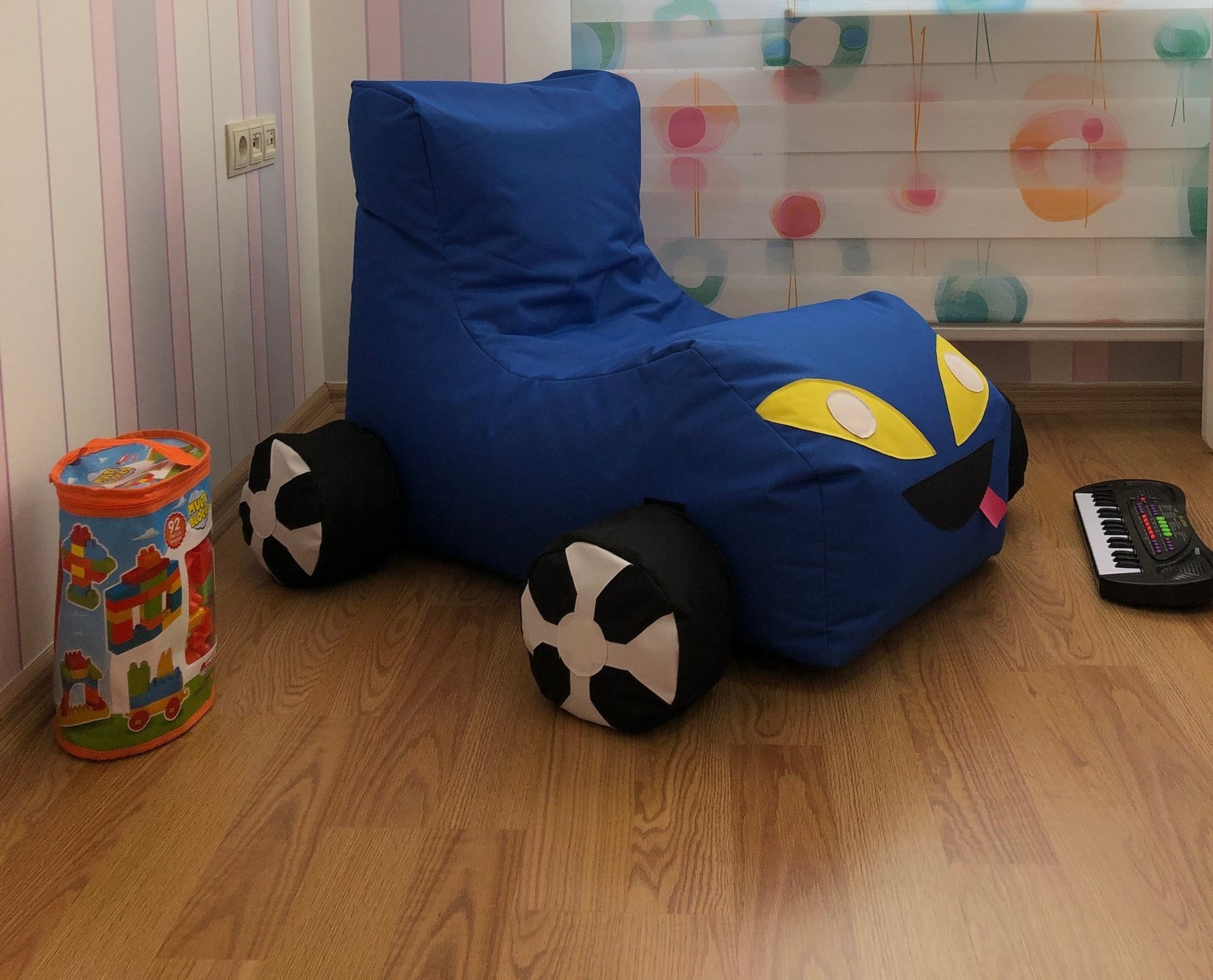 Atelier del Sofa Lazy bag plava