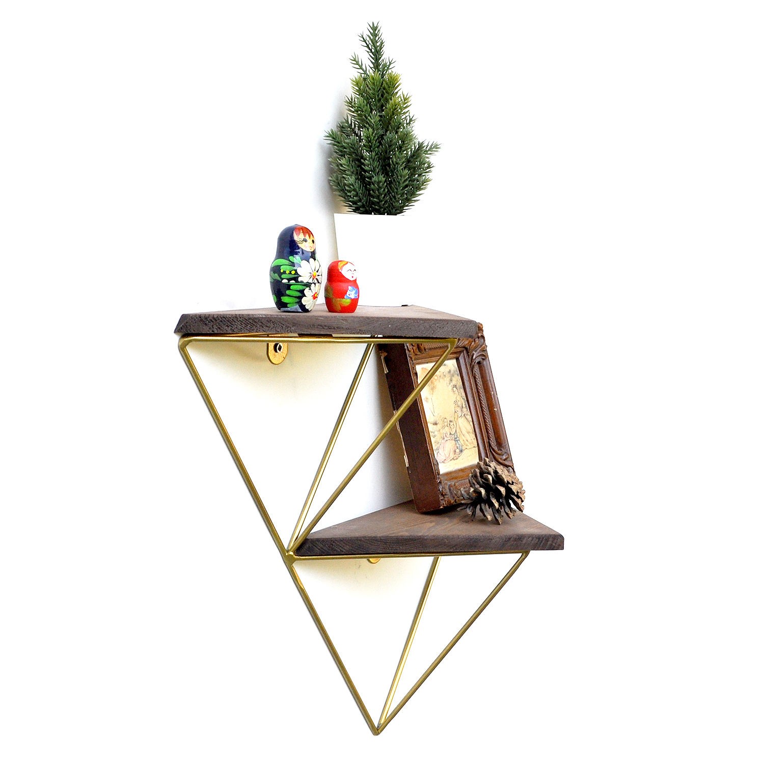 Hanah Home Zidna polica od oraha