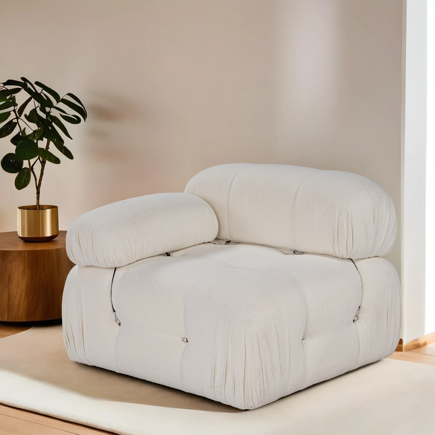 Atelier del Sofa Bubble L1 Fotelja Bijela