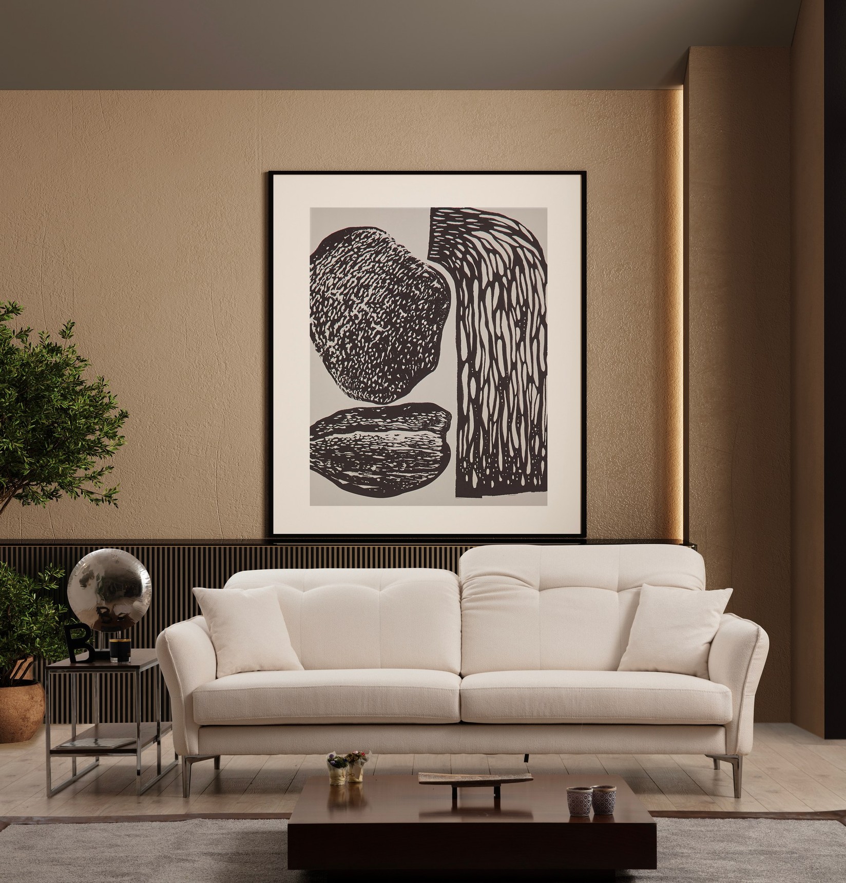 Atelier del Sofa Trosed Costor 100x96x230cm Bijela