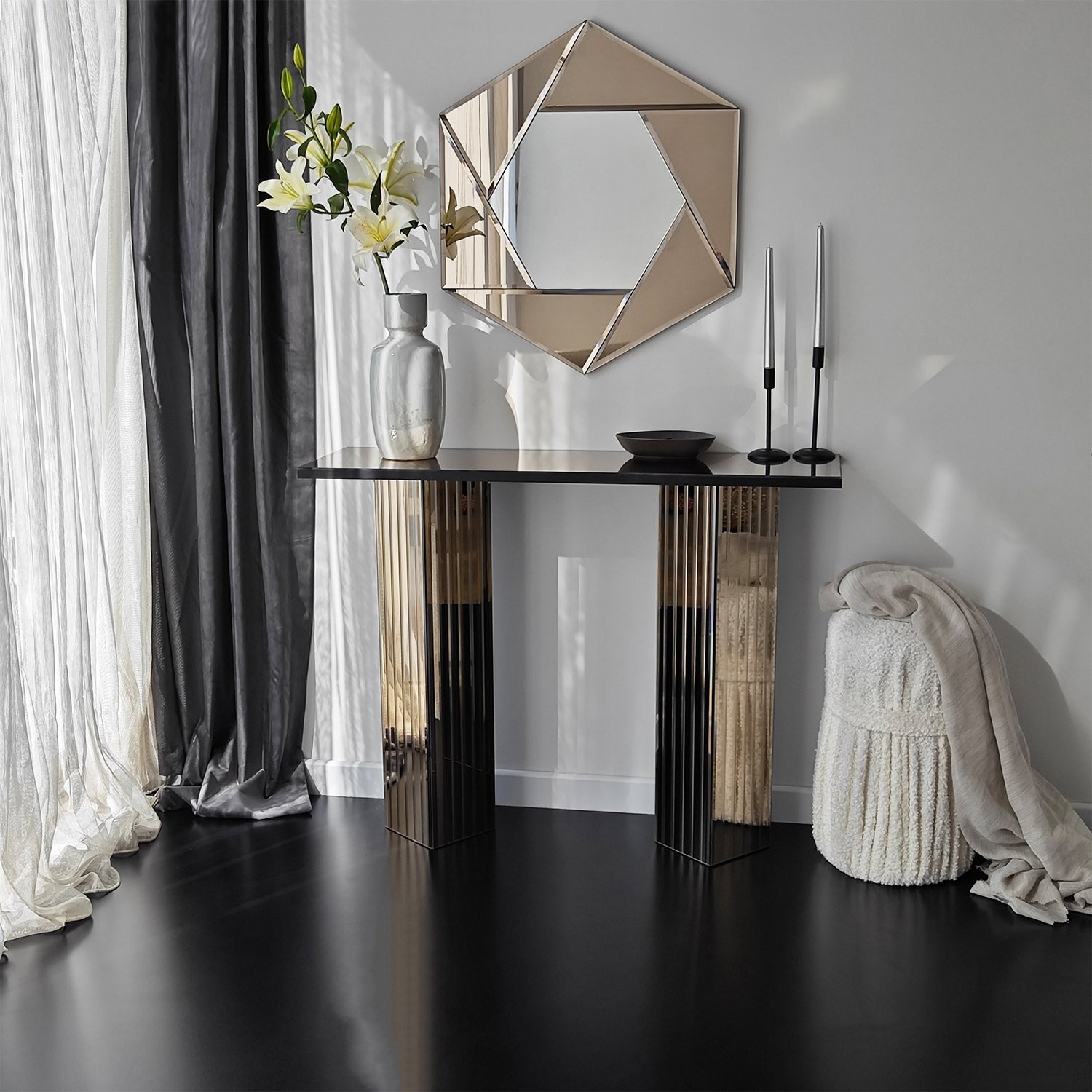 Hanah Home Dresser 2B 105x80x34cm Bronza