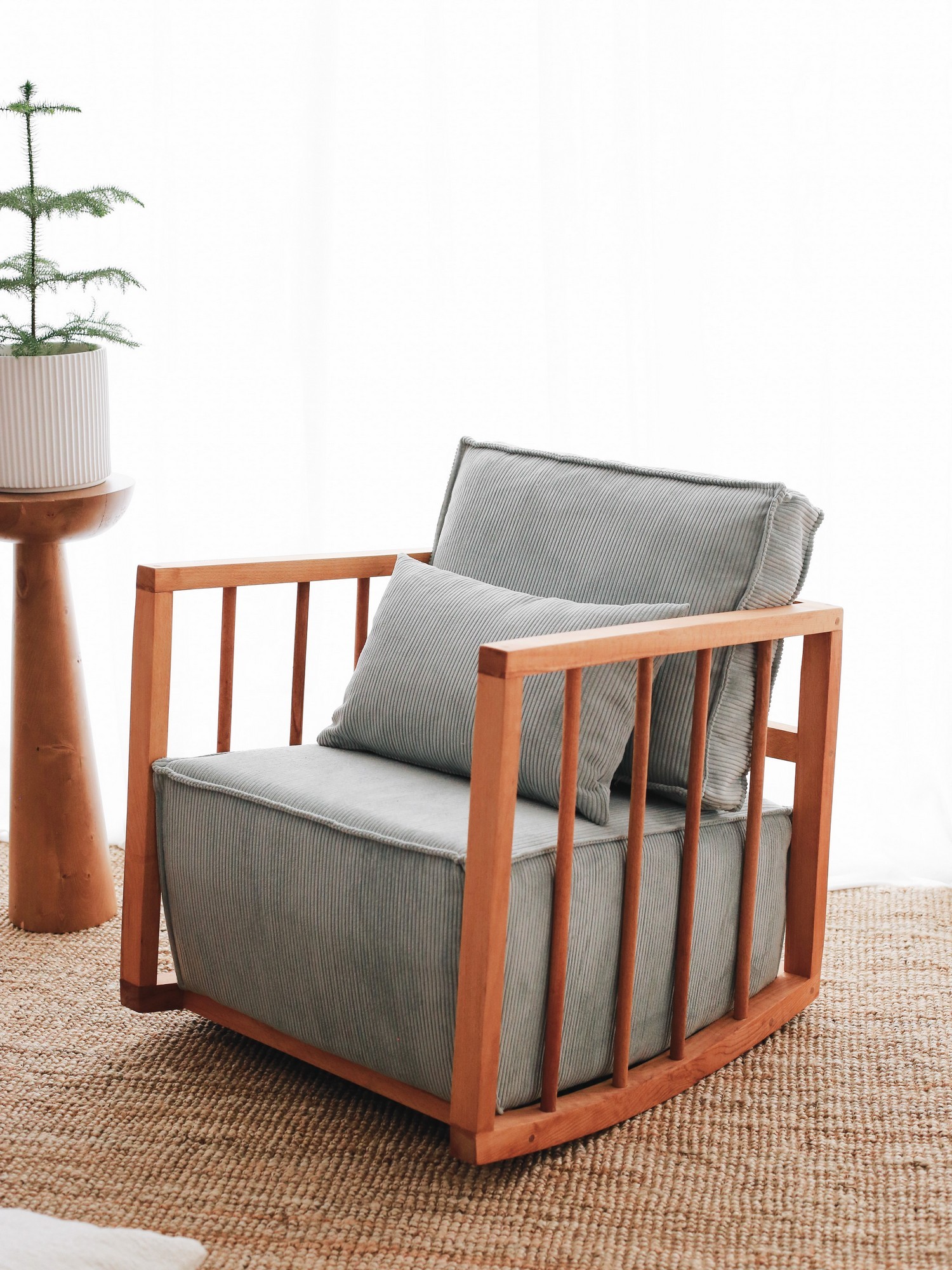 Atelier del Sofa Fotelja Sallanan 71x57x80cm Plava