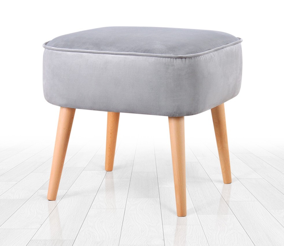 Atelier del Sofa Taburei 45x43x45cm, Svijetlo siva