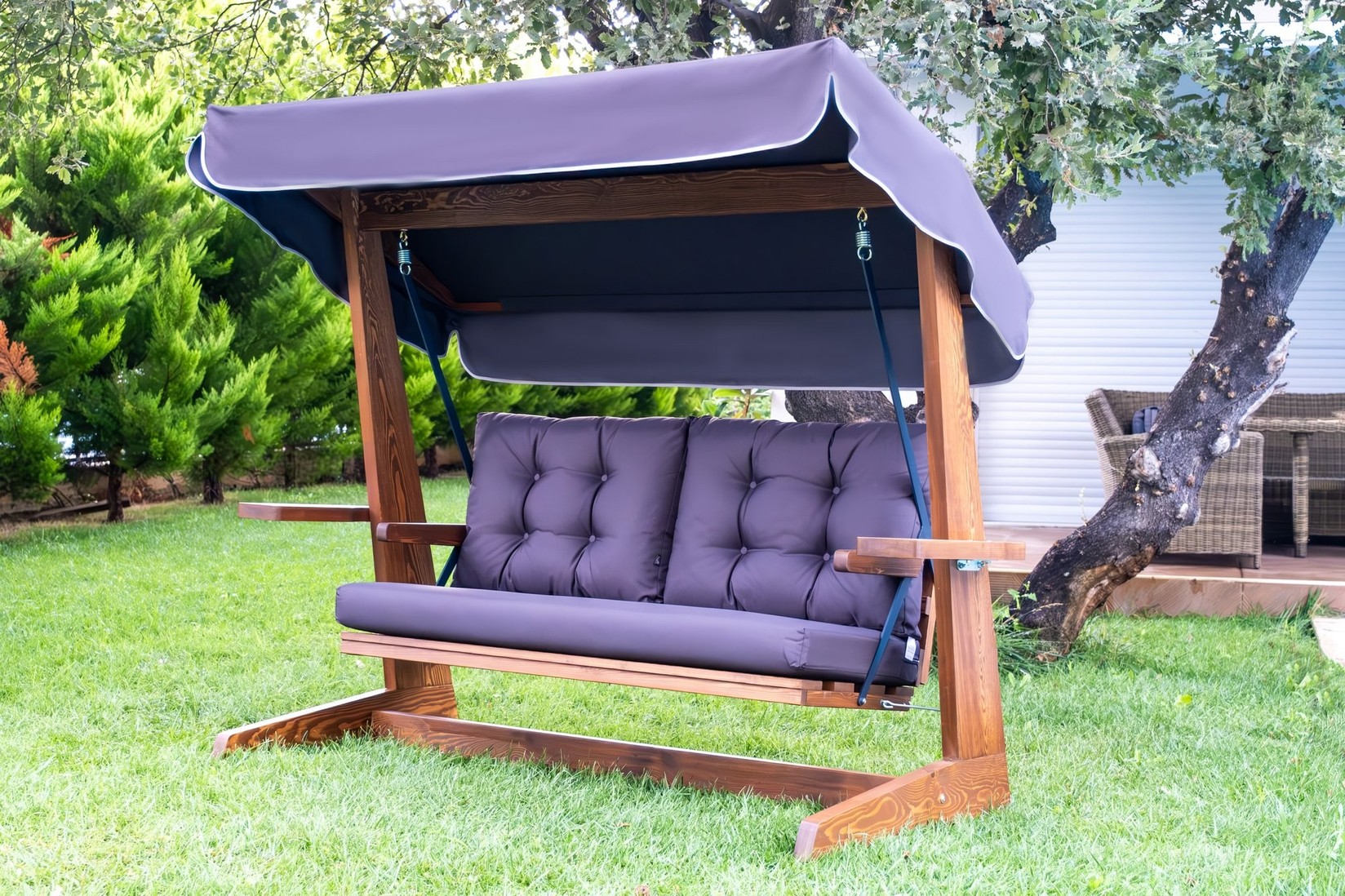 Hanah Home vrtna ljuljačka Viva 2200 220x175x100cm Antracit