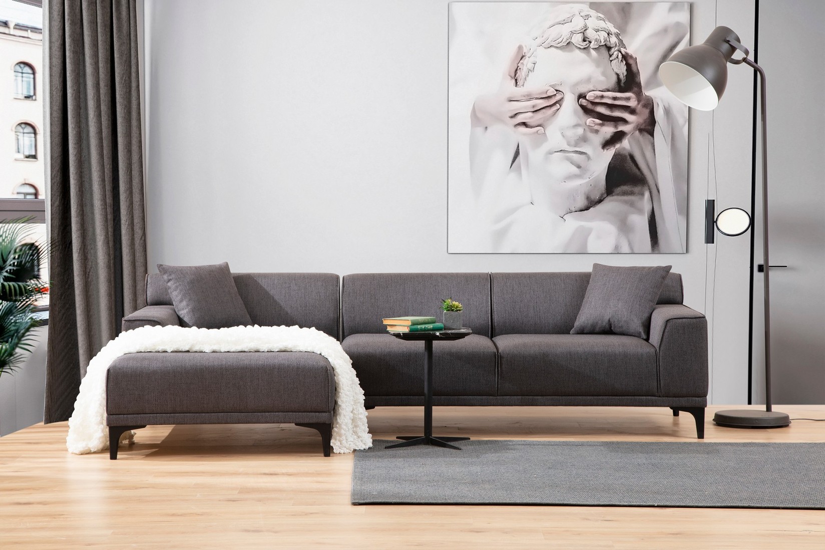 Atelier del Sofa Kutna sofa Petra Antracit
