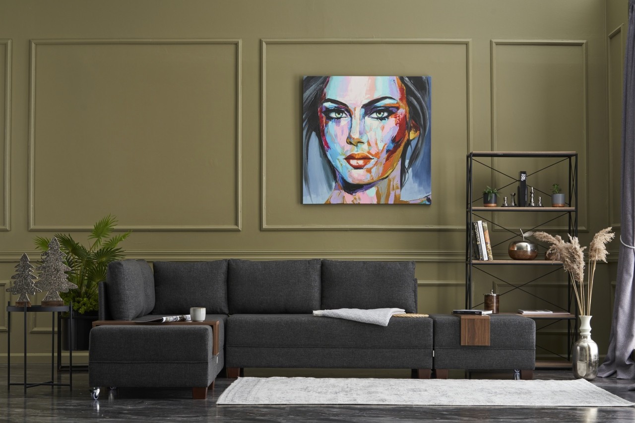 Atelier del Sofa Kutna garnitura Fly 210x70x280cm Antracit