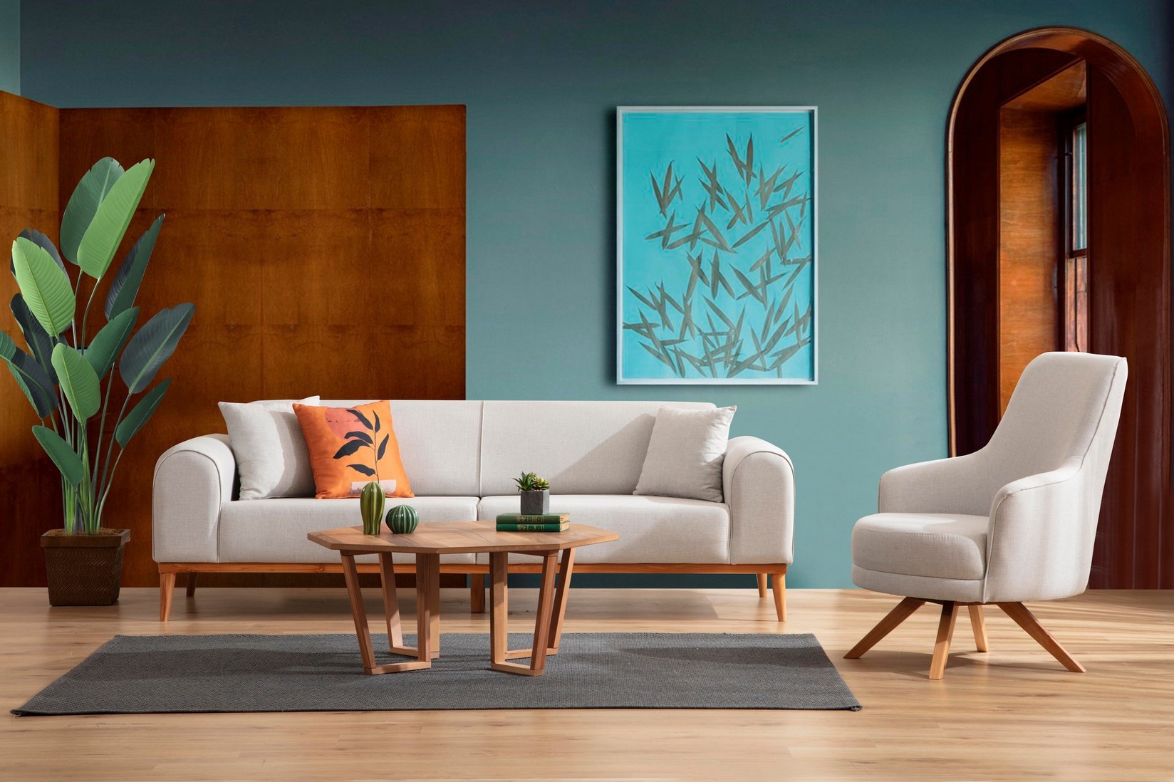 Atelier del Sofa Kauč na razvlačenje Capri Cream