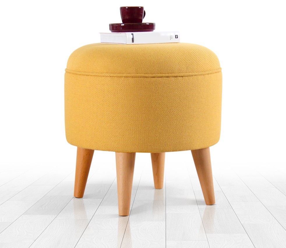 Atelier del Sofa Tabure 40x42cm, Žuta