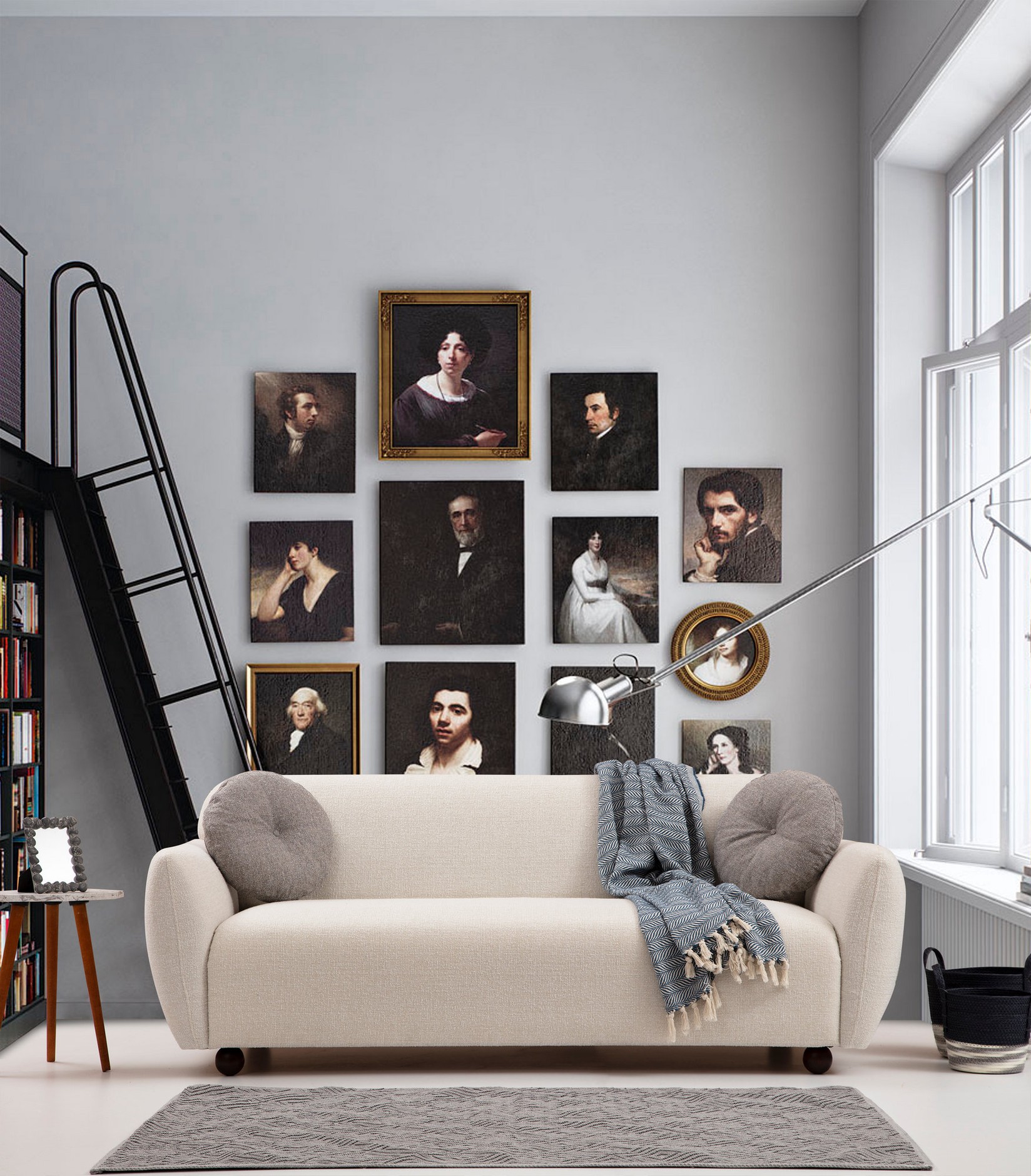 Atelier del Sofa Trosed Eddy 83x86x223cm krem ​​boje