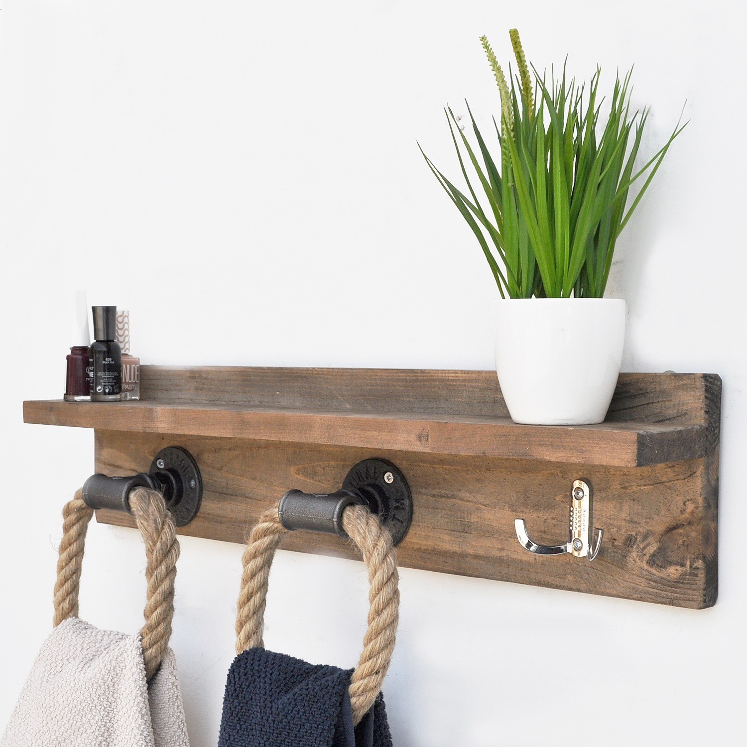 Držač za peškire Hanah Home, orah