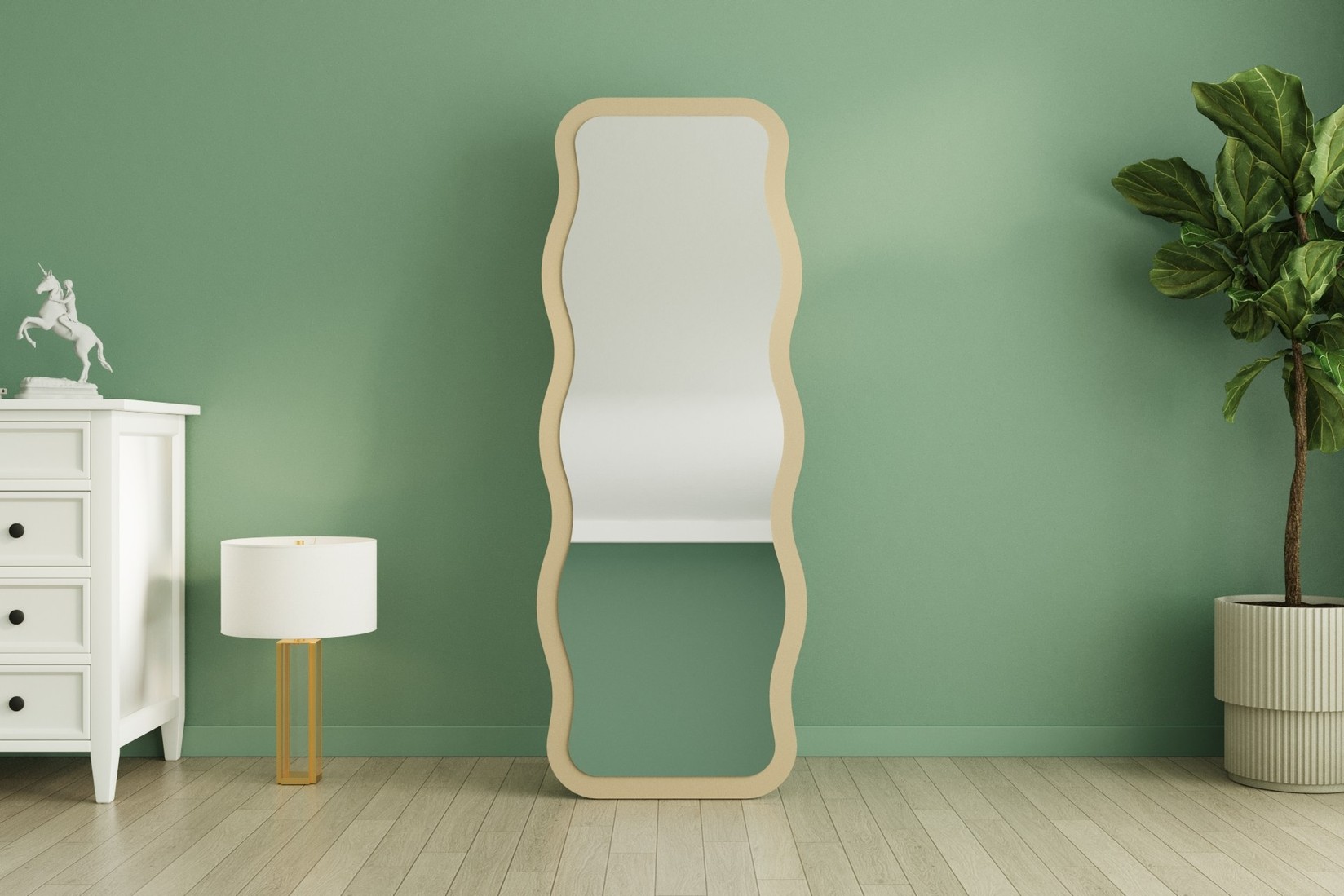 Hanah Home Mirror Sand