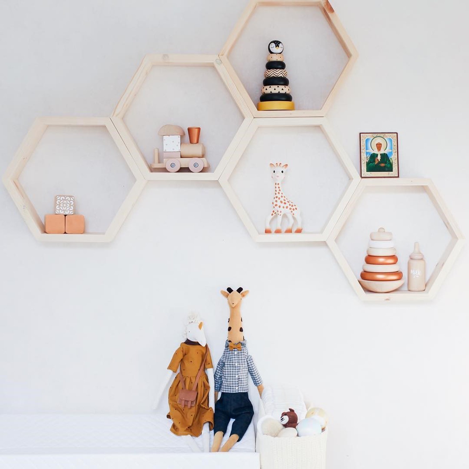 Hanah home Zidna polica Orah