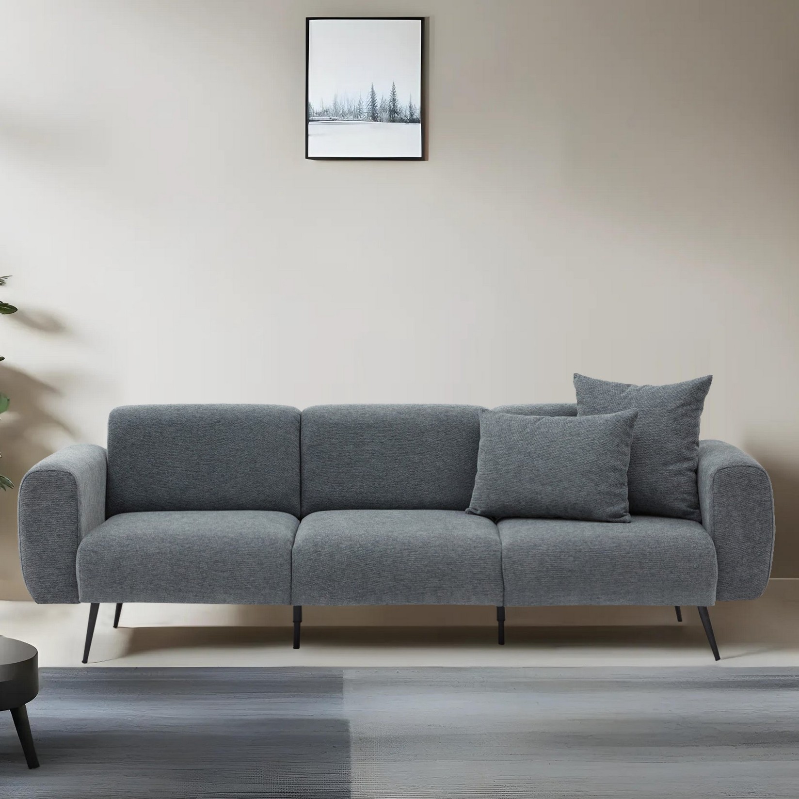 Atelier del Sofa Trosed bočna strana 235x77x82cm antracit