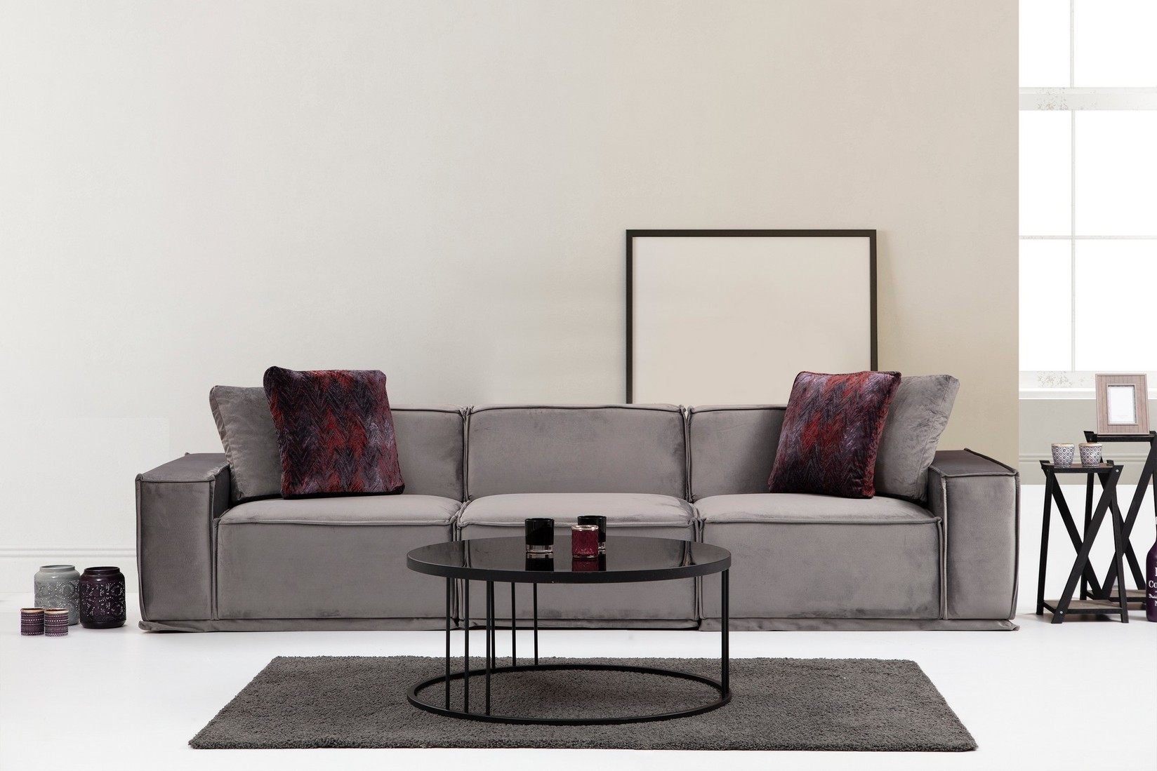 Atelier sofe Trosed Lego 100x76x300cm siva