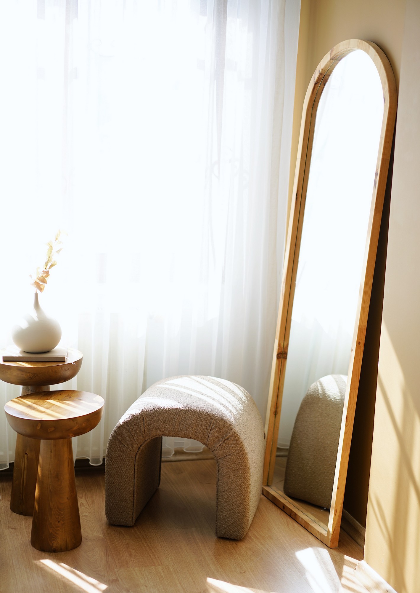 Atelier del Sofa Tabure 51x45x46cm, Smeđa