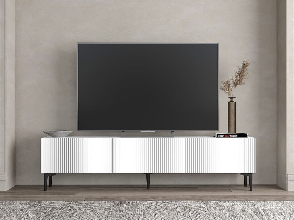 Hanah Kućna TV komoda Oscar, 180x45x31,4 cm, Bijela